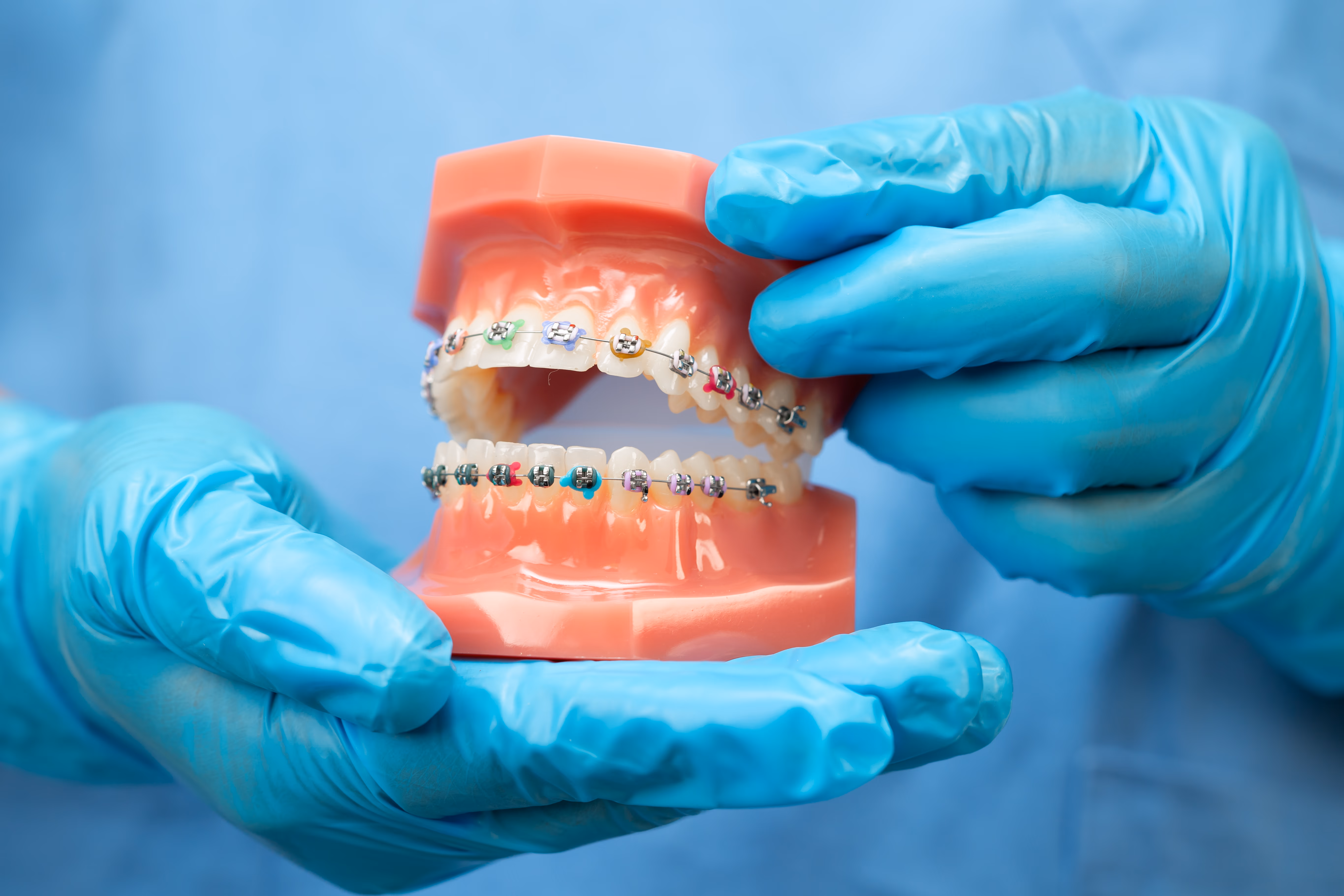 Long Beach Family Dentist doctor with a patient